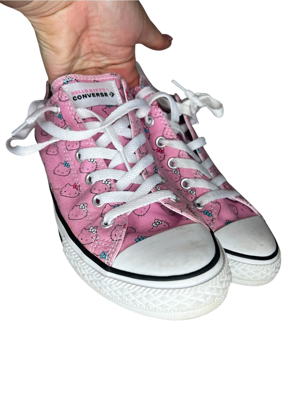 Converse Pink Hello Kitty Sneakers